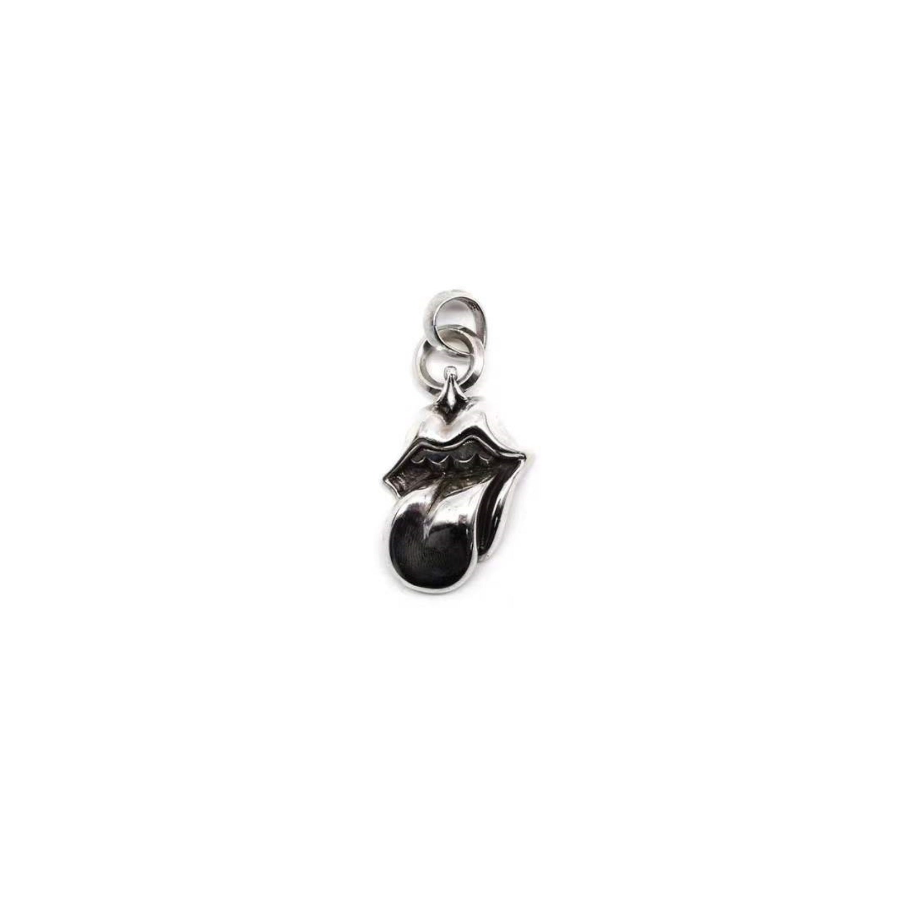 Chrome Hearts 925 Silver Rolling Stones Tongue Pendant - SRM
