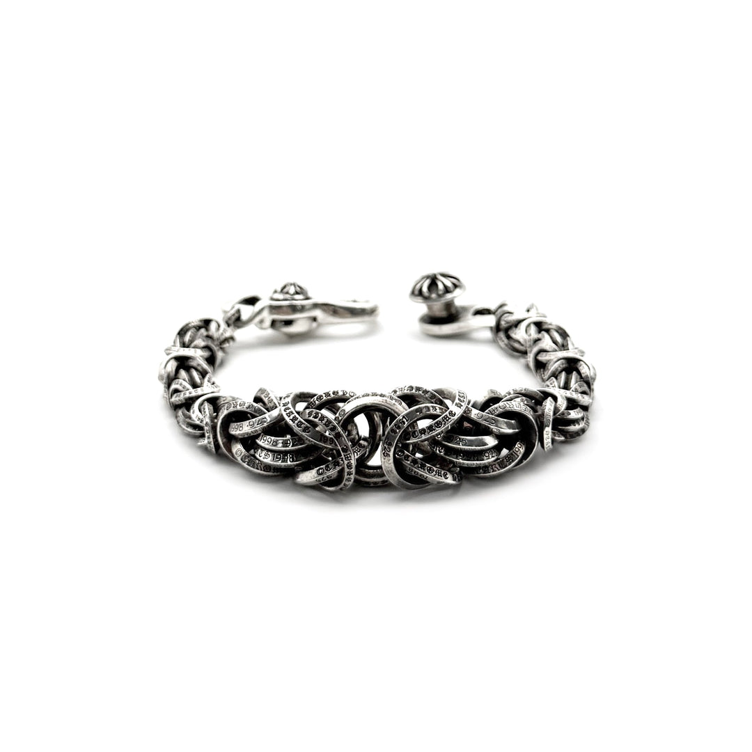 Chrome Hearts Silver RopeLink Lobster Clasp Bracelet - SHENGLI ROAD MARKET