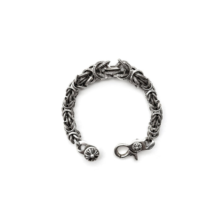 Chrome Hearts Silver RopeLink Lobster Clasp Bracelet - SHENGLI ROAD MARKET