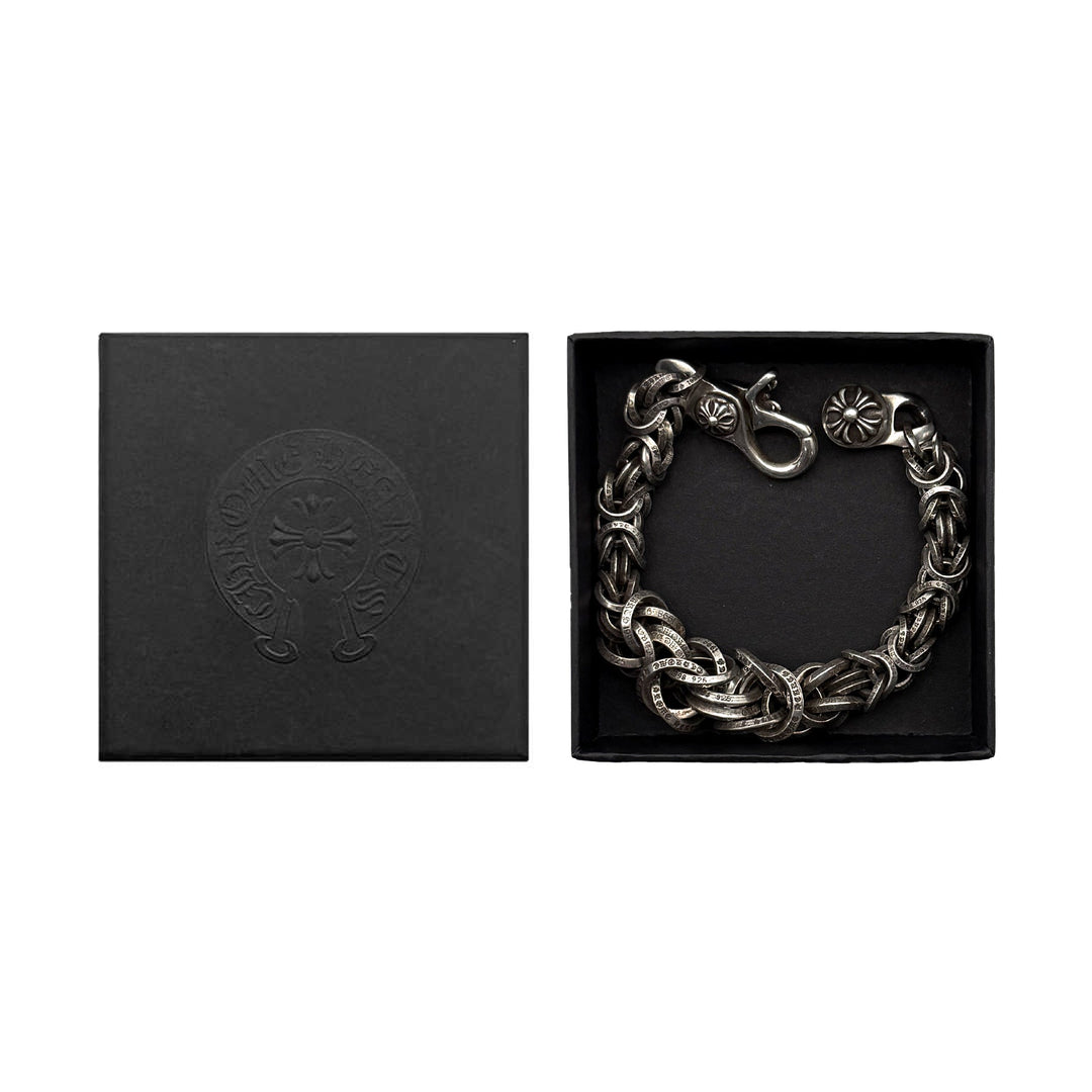 Chrome Hearts Silver RopeLink Lobster Clasp Bracelet - SHENGLI ROAD MARKET