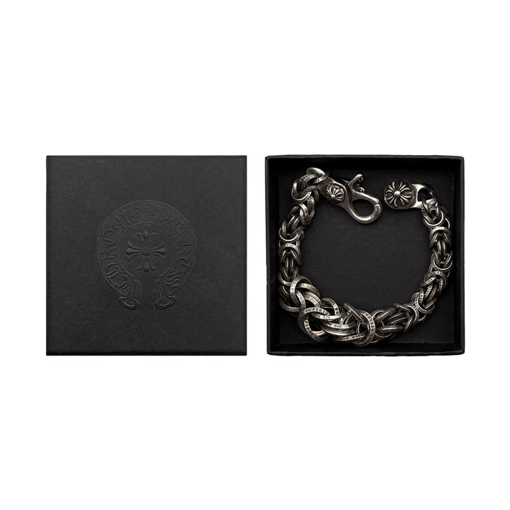 Chrome Hearts Silver RopeLink Lobster Clasp Bracelet - SHENGLI ROAD MARKET