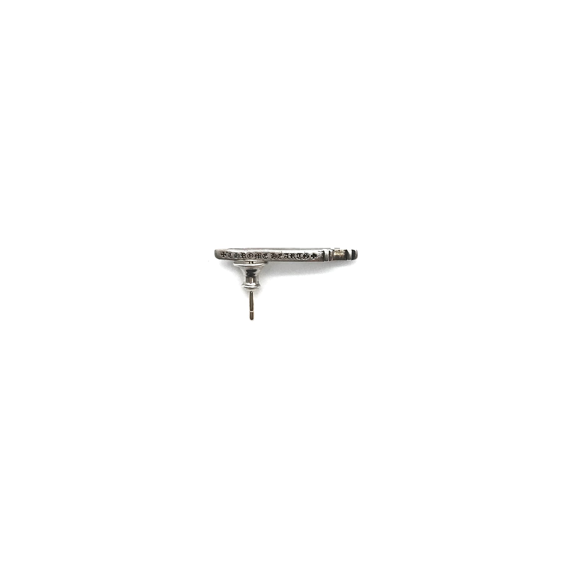 Chrome Hearts 925 シルバー RS トリプル クロス イヤリング - SRM