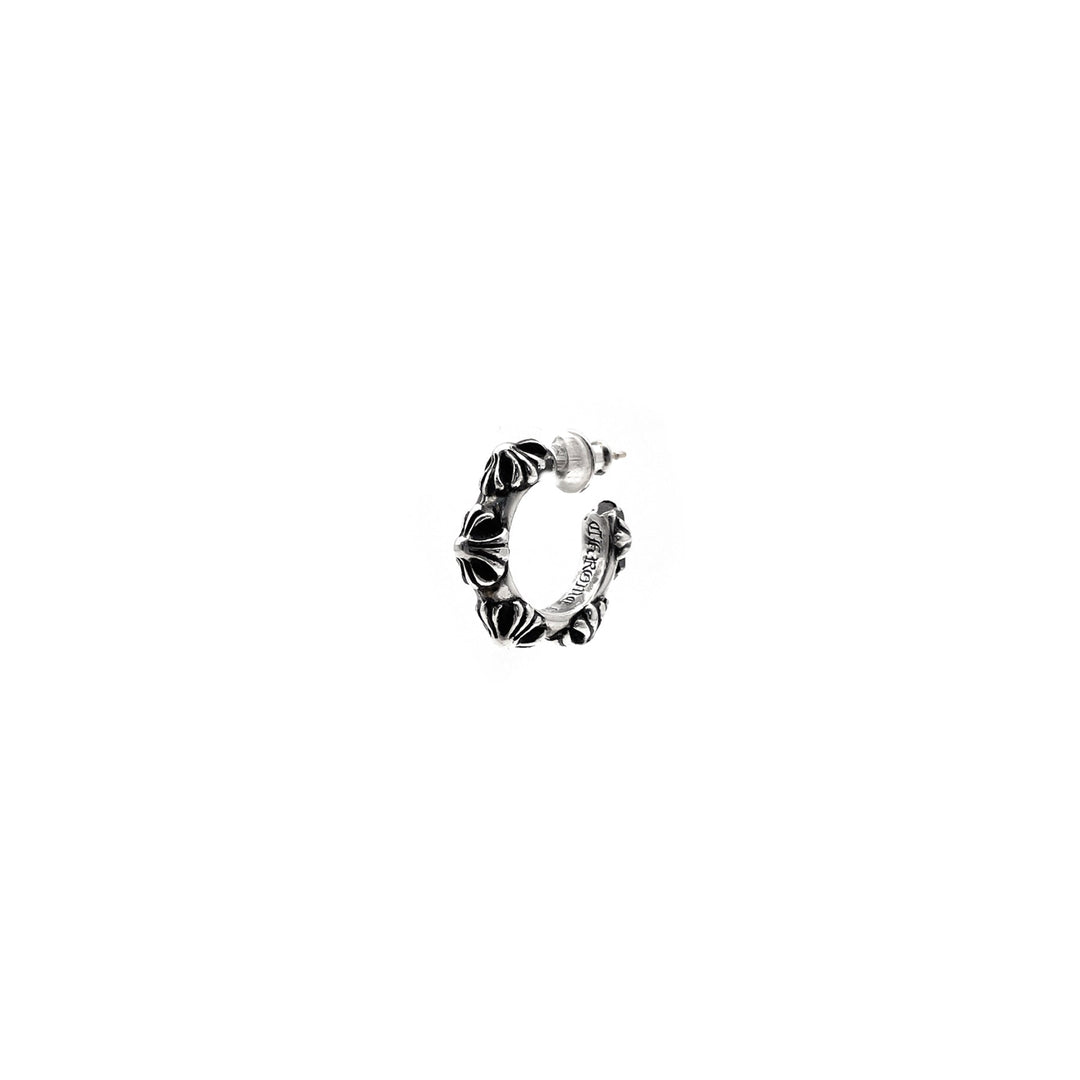 Chrome Hearts Silver SBT Cross Earring Hoop - SHENGLI ROAD MARKET