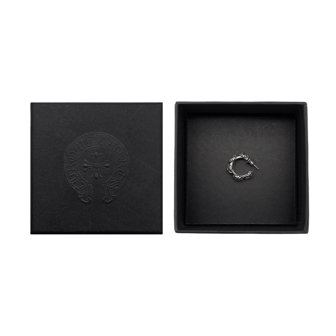 Chrome Hearts Silver SBT Cross Earring Hoop - SHENGLI ROAD MARKET