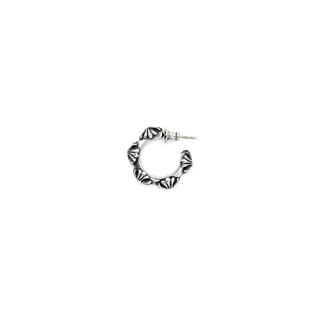 Chrome Hearts Silver SBT Cross Earring Hoop - SHENGLI ROAD MARKET