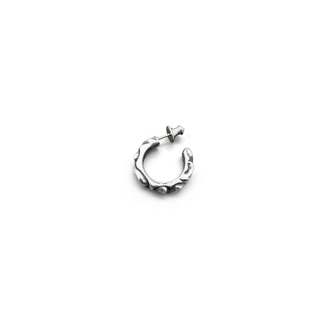 Chrome Hearts Silver SBT Scroll Earring Hoop - SHENGLI ROAD MARKET