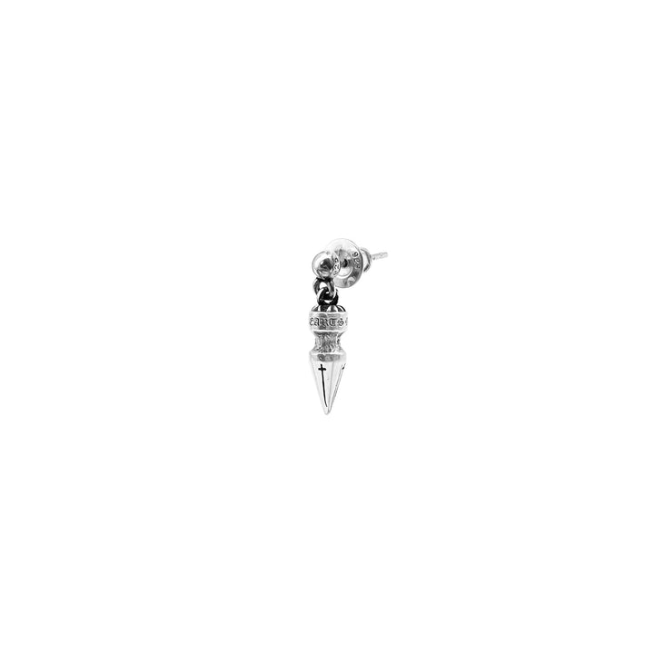 Chrome Hearts Silver Spike Drop Earring - SHENGLI ROAD MARKET