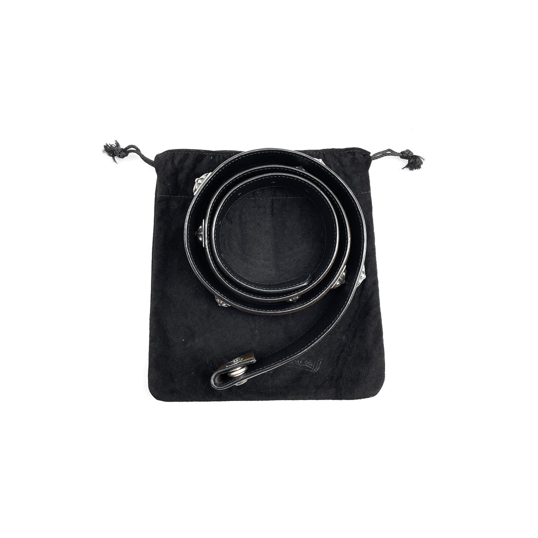 Chrome Hearts Silver Square Cross Rivet Camo Belt - SHENGLI ROAD MARKET