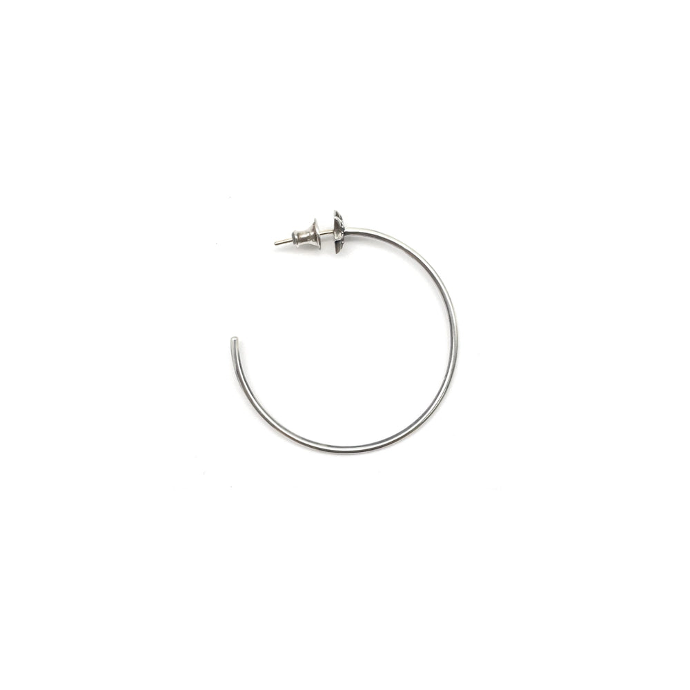 Chrome Hearts Silver Star Earring Hoop - SHENGLI ROAD MARKET