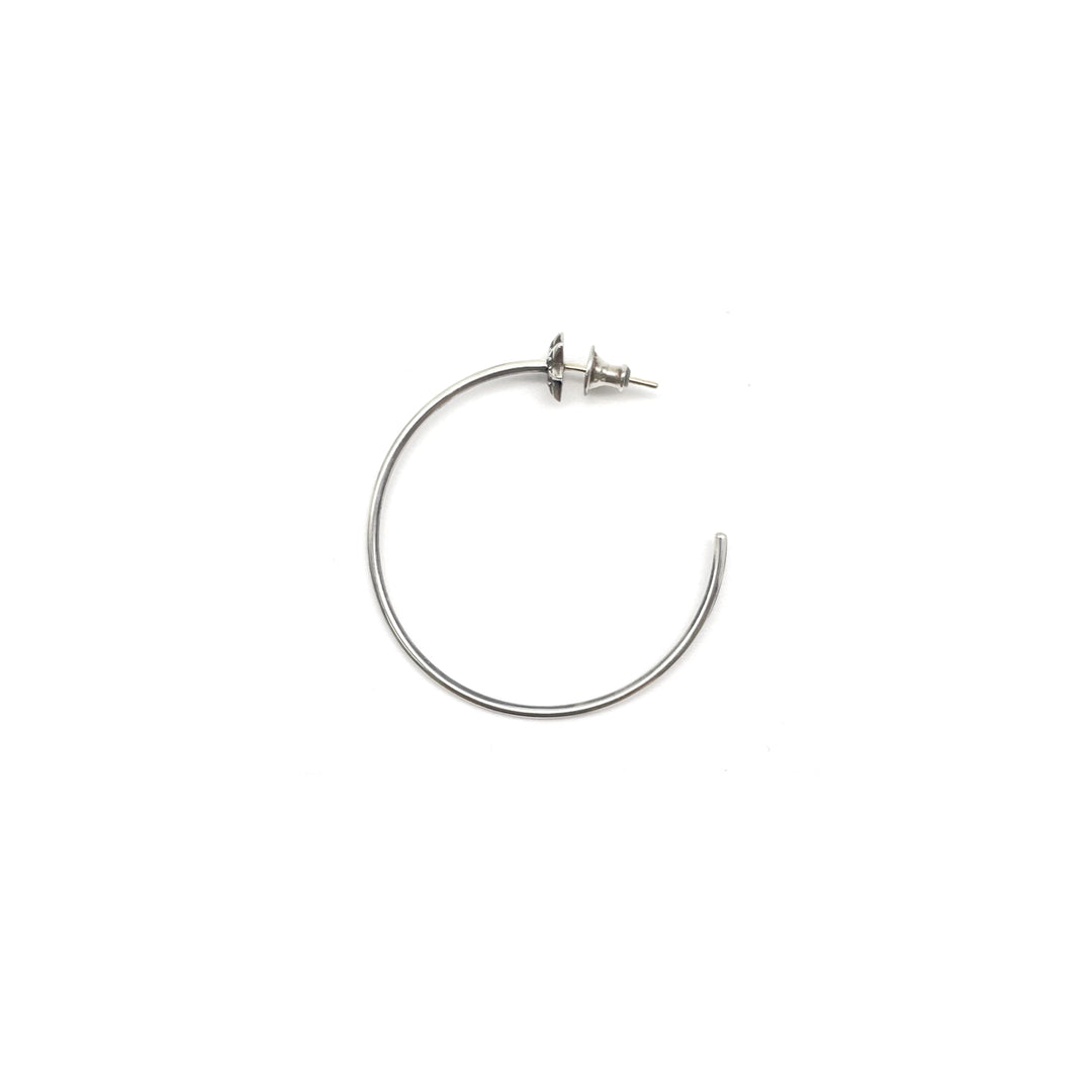Chrome Hearts Silver Star Earring Hoop - SHENGLI ROAD MARKET