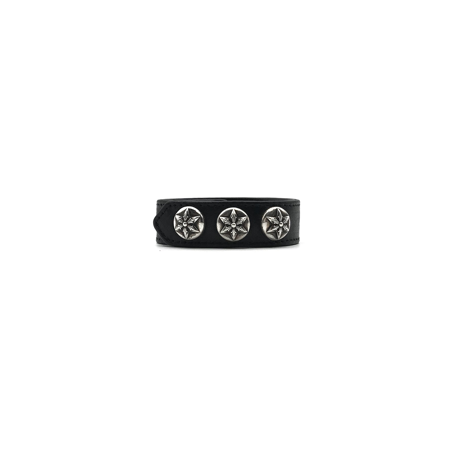 Chrome Hearts Silver Star Leather Bracelet - SRM – SHENGLI ROAD MARKET