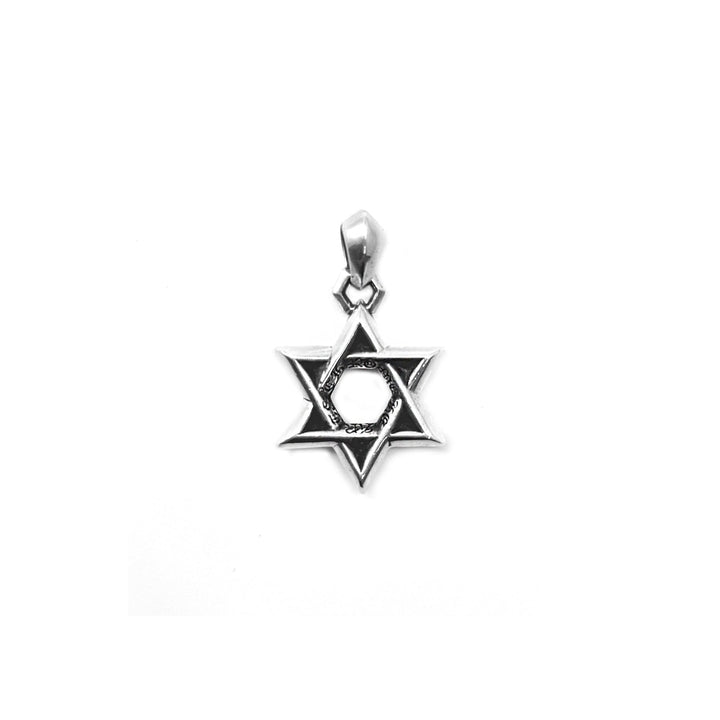Chrome Hearts Silver Star of David Medium Pendant - SHENGLI ROAD MARKET