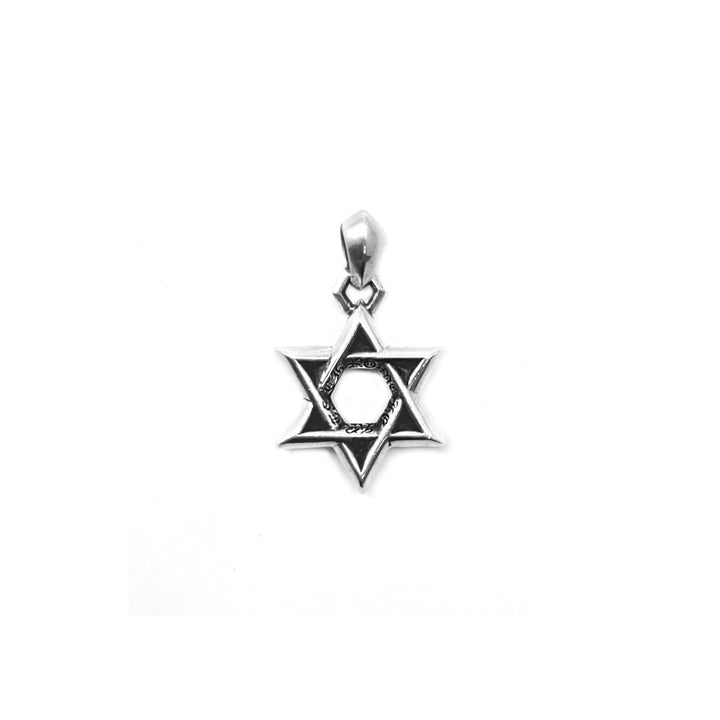 Chrome Hearts Silver Star of David Pendant - SHENGLI ROAD MARKET