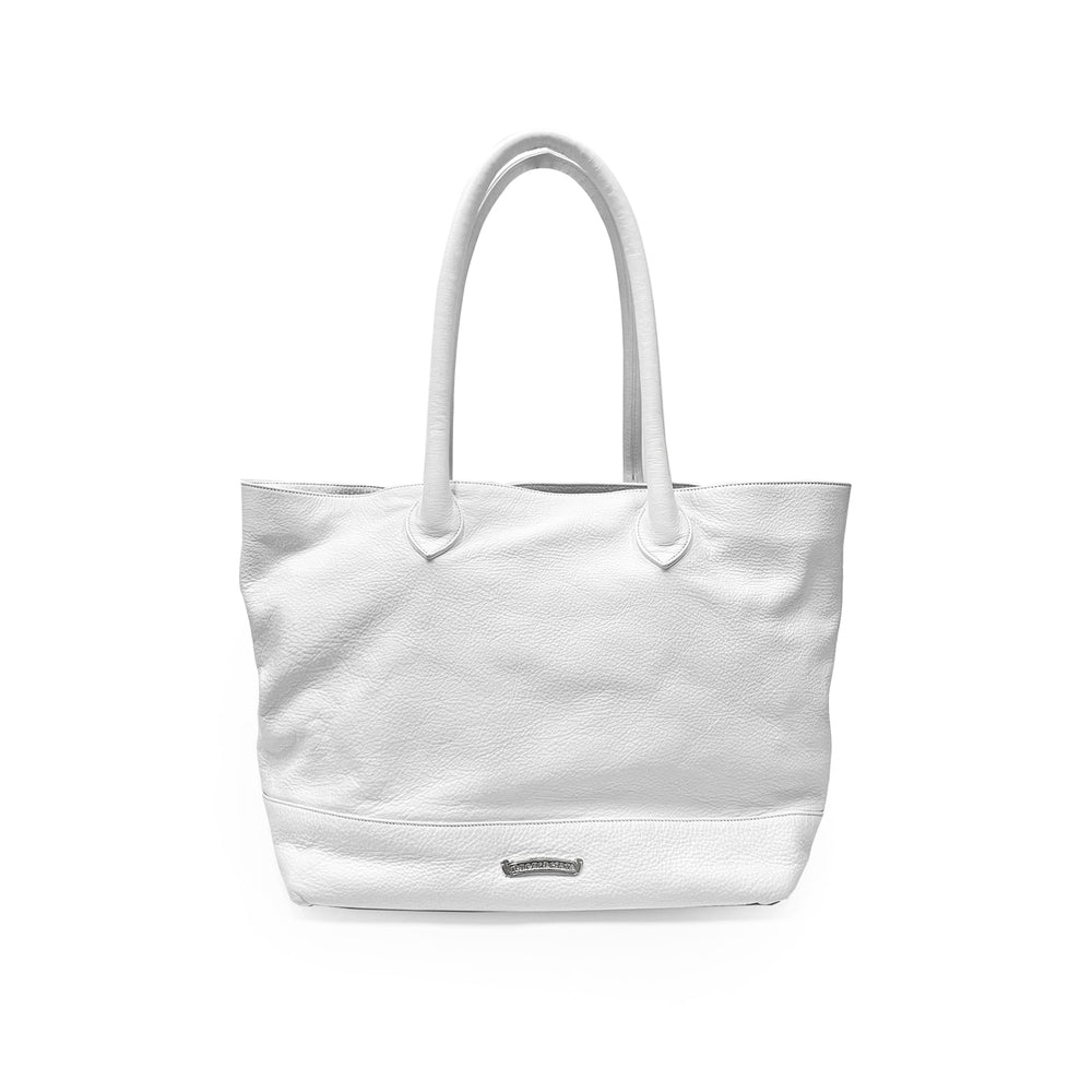 Chrome Hearts Silver Star Patch White Tote Bag - SHENGLI ROAD MARKET