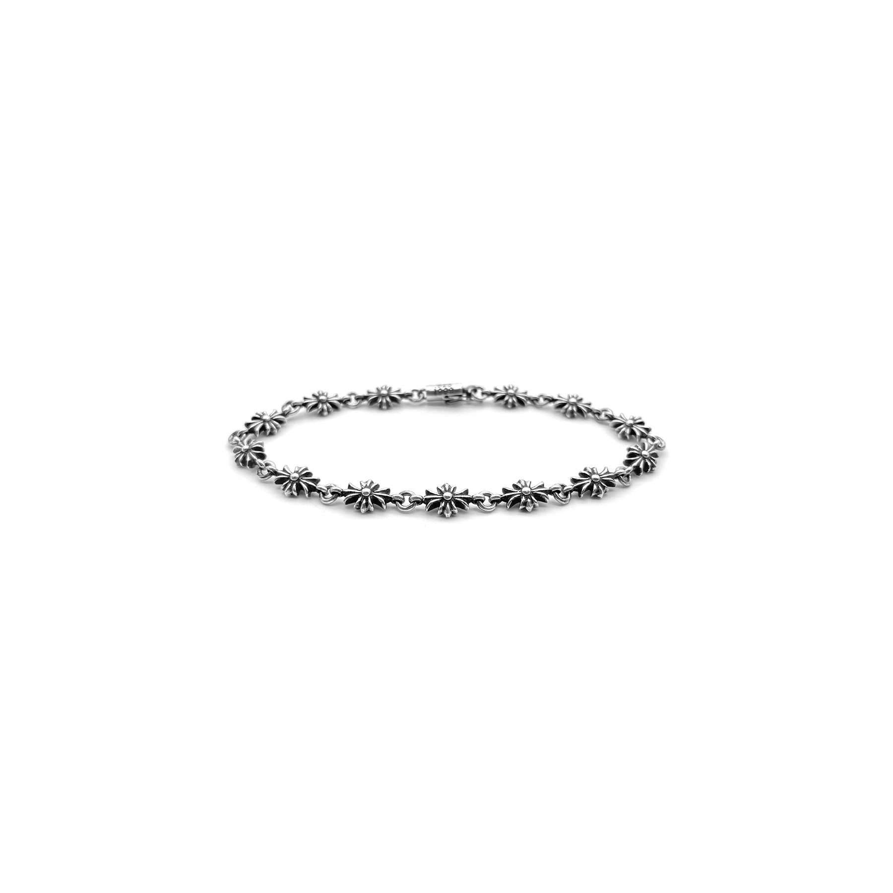 Chrome Hearts Silver Tiny E Bracelet at SHENGLI ROAD MARKET