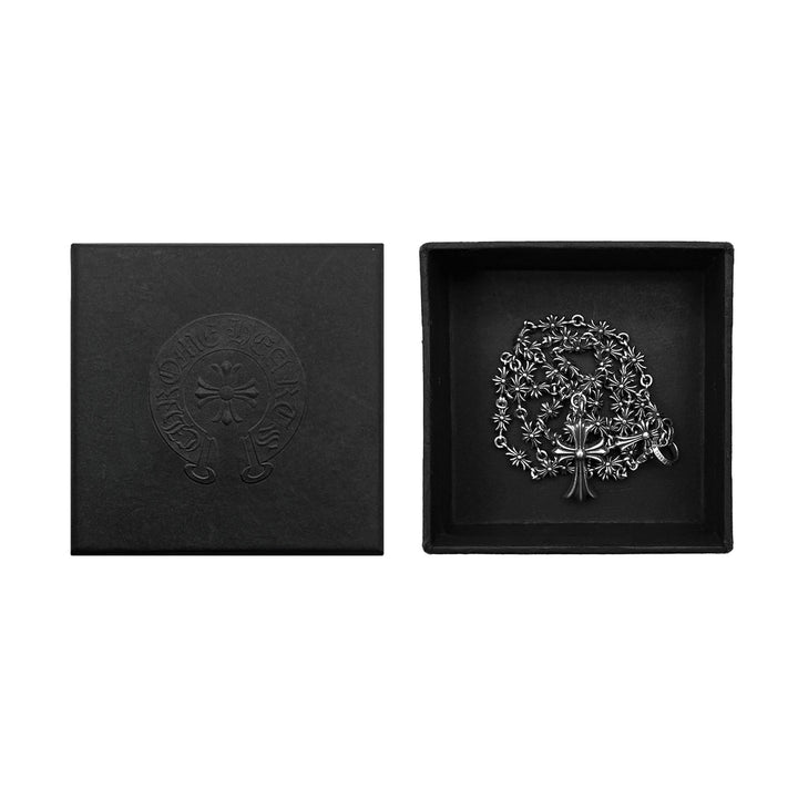 Chrome Hearts Silver Tiny E Choke Chain Necklace - SHENGLI ROAD MARKET