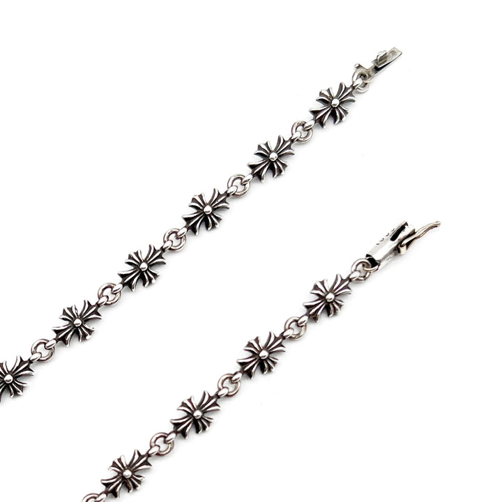 Chrome Hearts Silver Tiny E Plus Necklace - SHENGLI ROAD MARKET