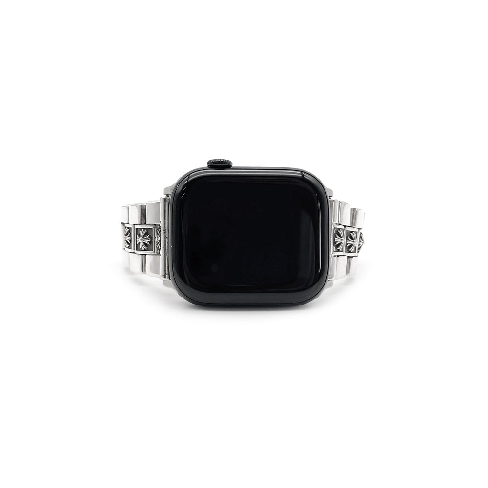 Chrome Hearts Silver Tiny Plus Cross iWatch Strap - SHENGLI ROAD MARKET