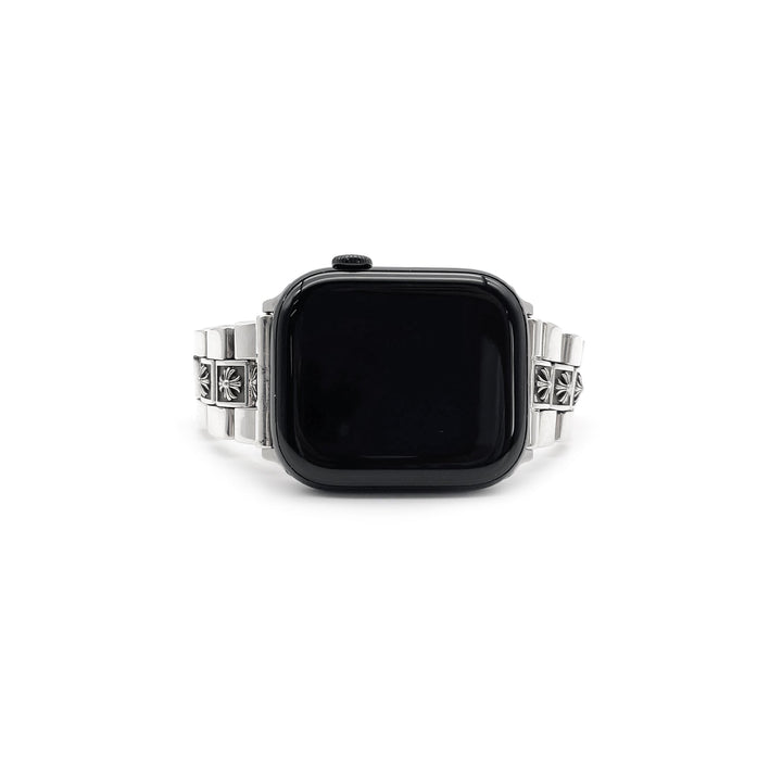 Chrome Hearts Silver Tiny Plus Cross iWatch Strap - SHENGLI ROAD MARKET