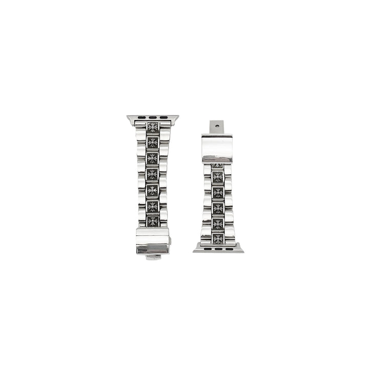 Chrome Hearts Silver Tiny Plus Cross iWatch Strap - SHENGLI ROAD MARKET