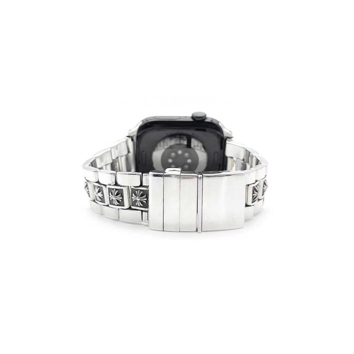 Chrome Hearts Silver Tiny Plus Cross iWatch Strap - SHENGLI ROAD MARKET
