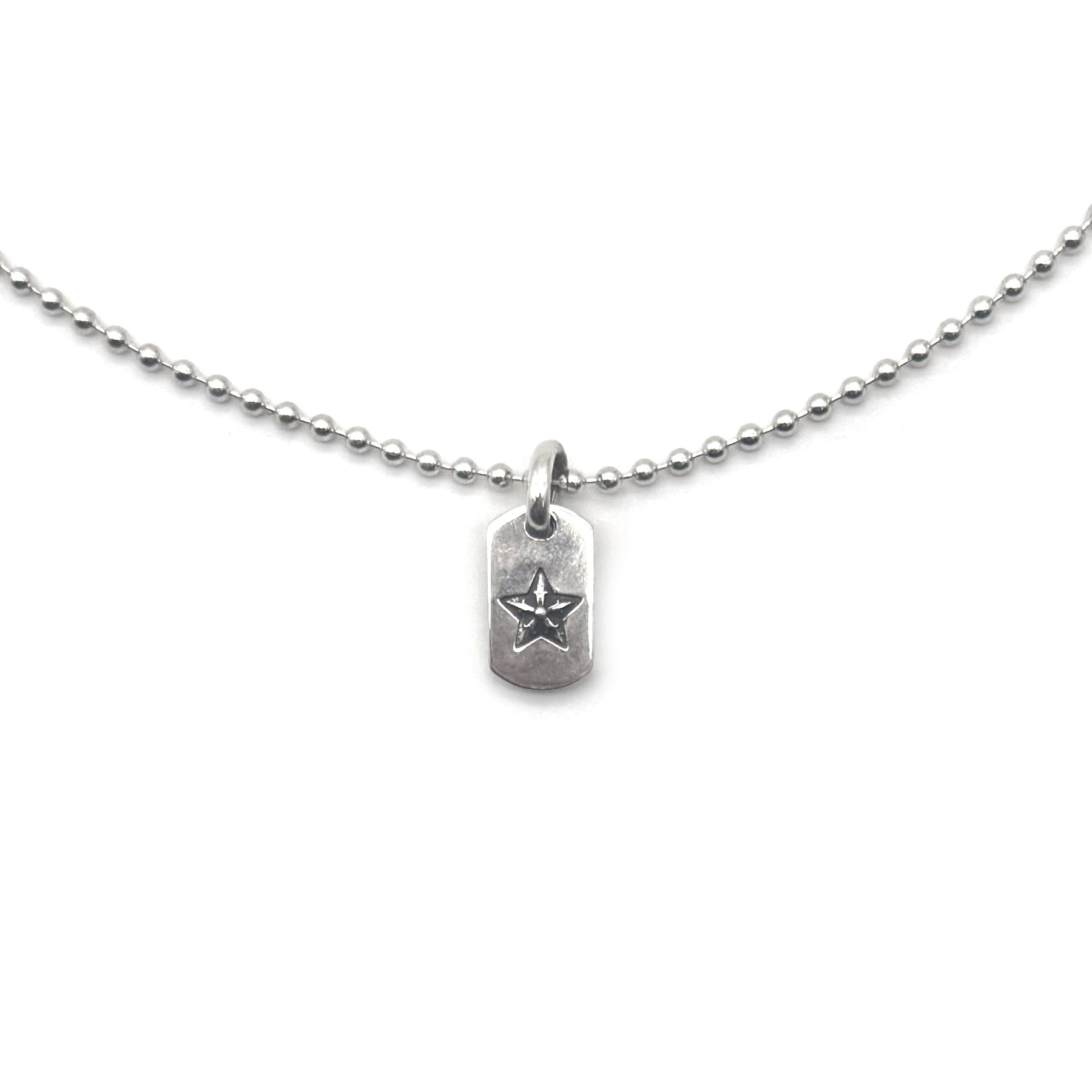 Chrome Hearts 925シルバー ダッグタグネックレス Chrome Hearts Silver Tiny Star Dogtag Necklace - SRM – SHENGLI