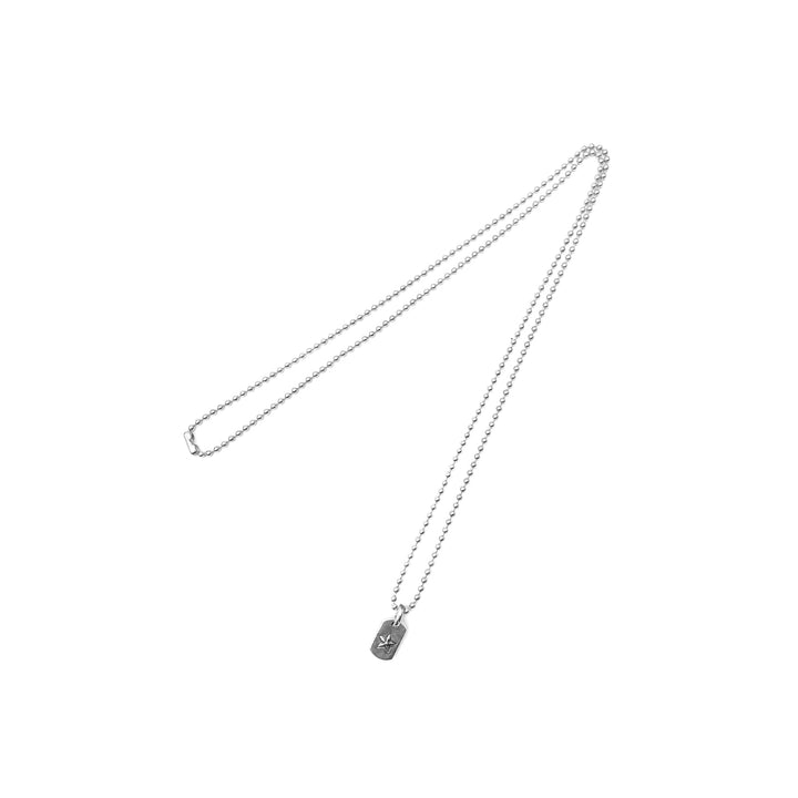 Chrome Hearts Silver Tiny Star Dogtag Necklace - SHENGLI ROAD MARKET