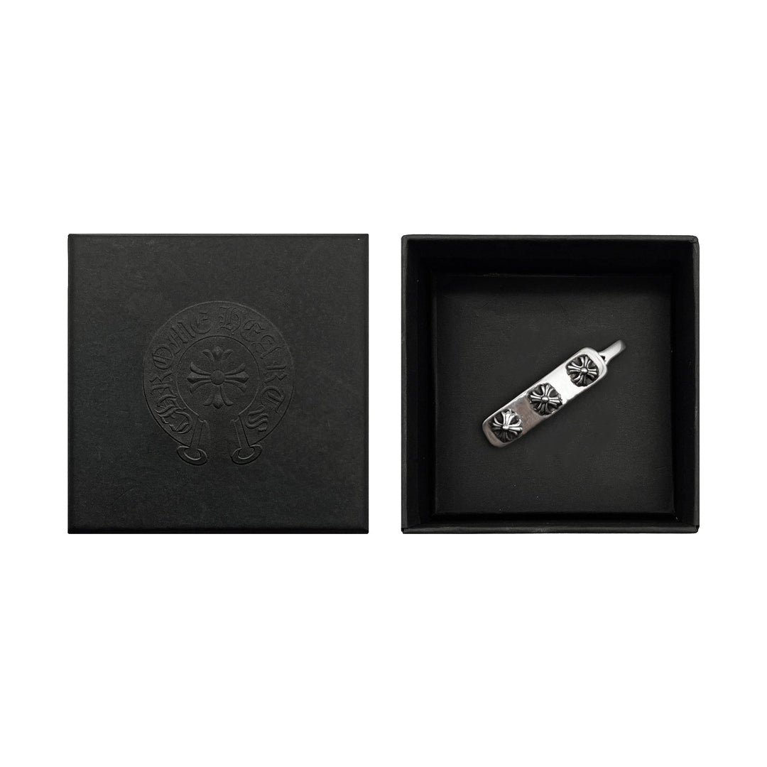 Chrome Hearts Silver Triple Cross Hair Clip - SHENGLI ROAD MARKET