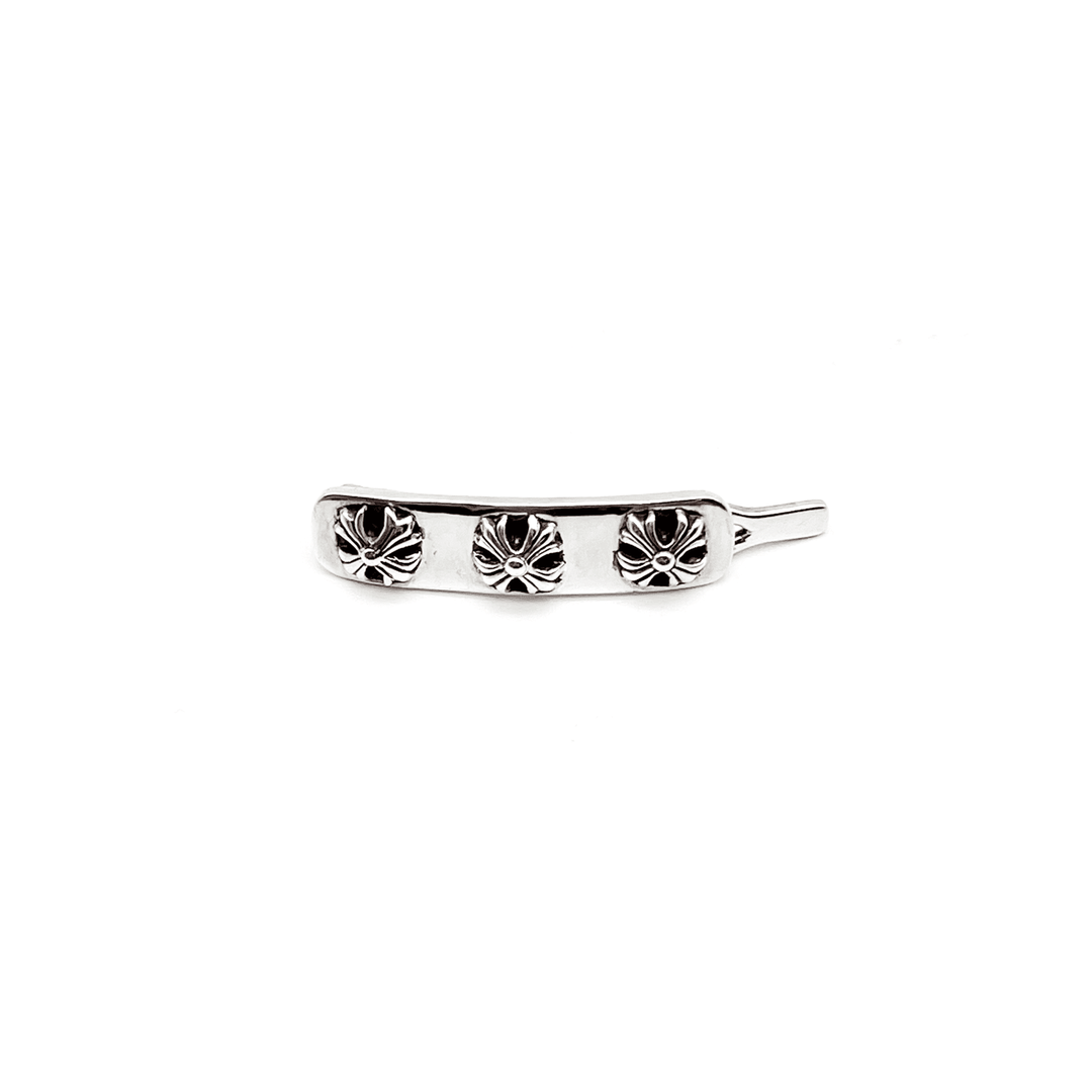 Chrome Hearts 925 Silver Triple Cross Hair Clip - SRM – SHENGLI Chrome Hearts 925 Silver Triple Cross Hair Clip - SRM – SHENGLI