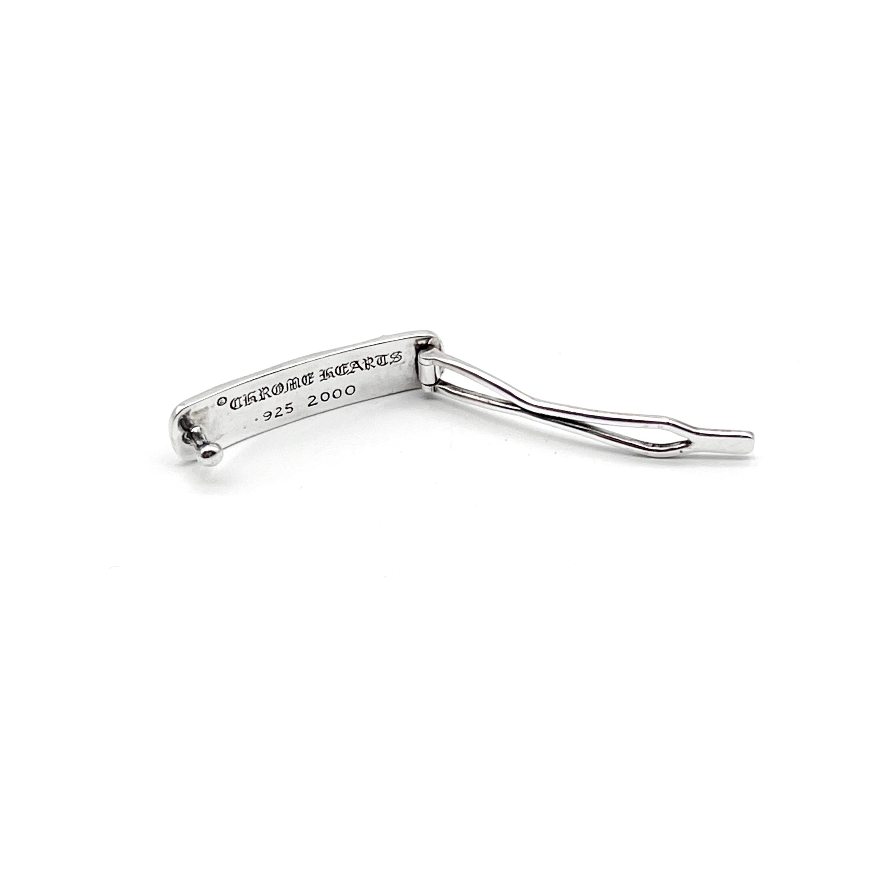 Chrome Hearts 925 Silver Triple Cross Hair Clip - SRM – SHENGLI