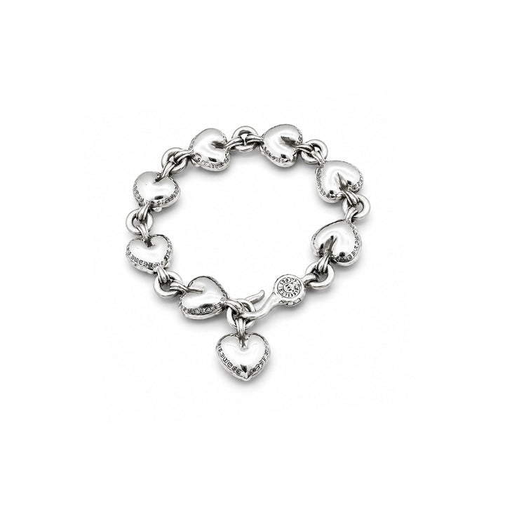Chrome Hearts Silver Vine Heart Bracelet - SHENGLI ROAD MARKET