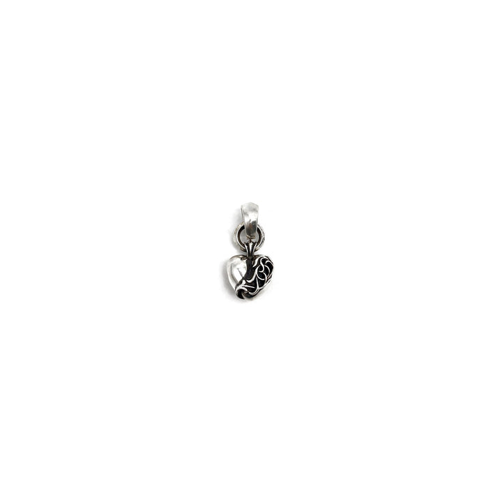 Chrome Hearts Silver Vine Heart Charm Pendant - SHENGLI ROAD MARKET