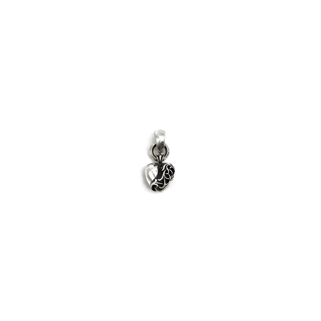 アクセサリー Chrome Hearts Heart charm Chrome Hearts 925 Silver Vine Heart Charm Pendant - SRM – SHENGLI