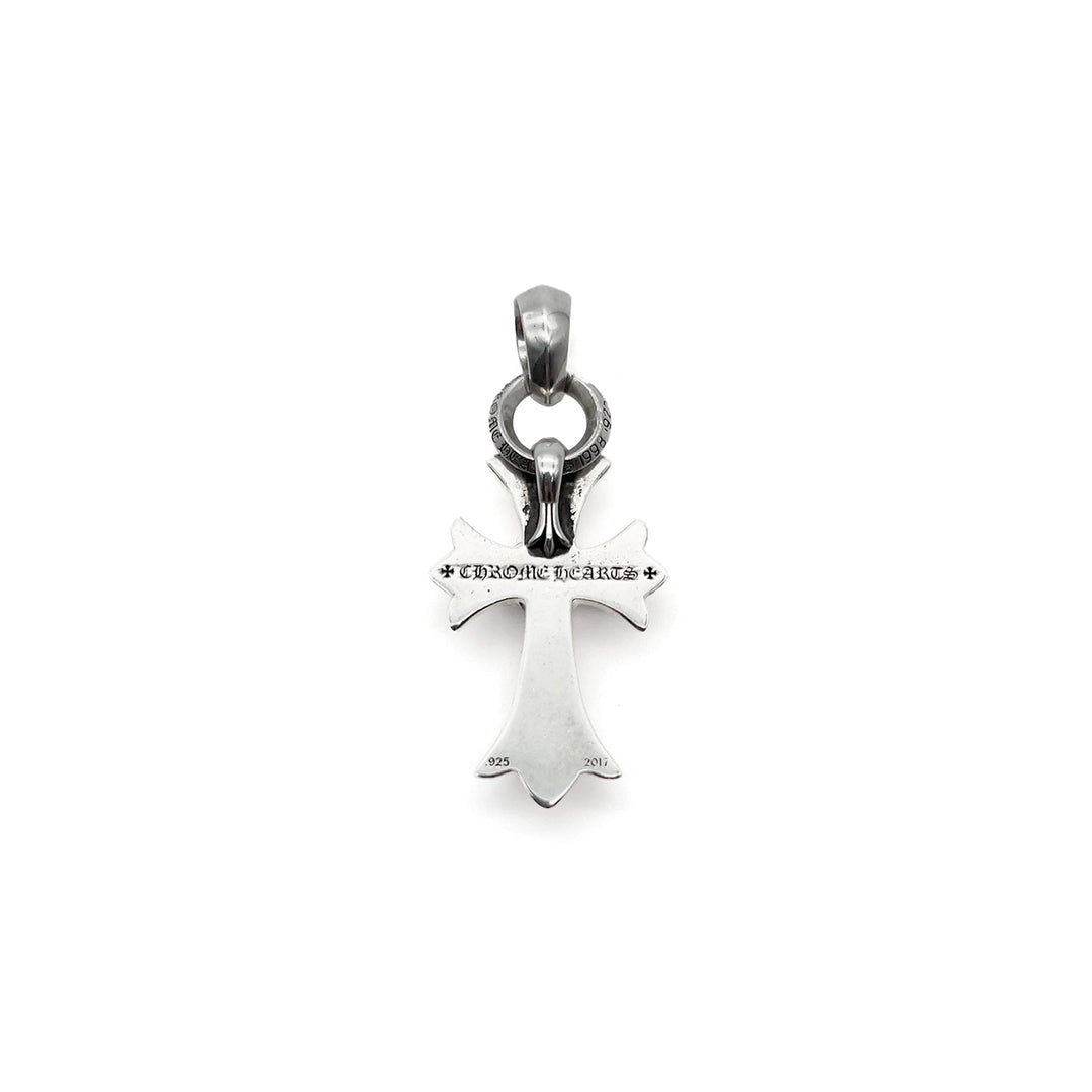 Chrome Hearts Silver Vine Heart Cross Pendant - SHENGLI ROAD MARKET