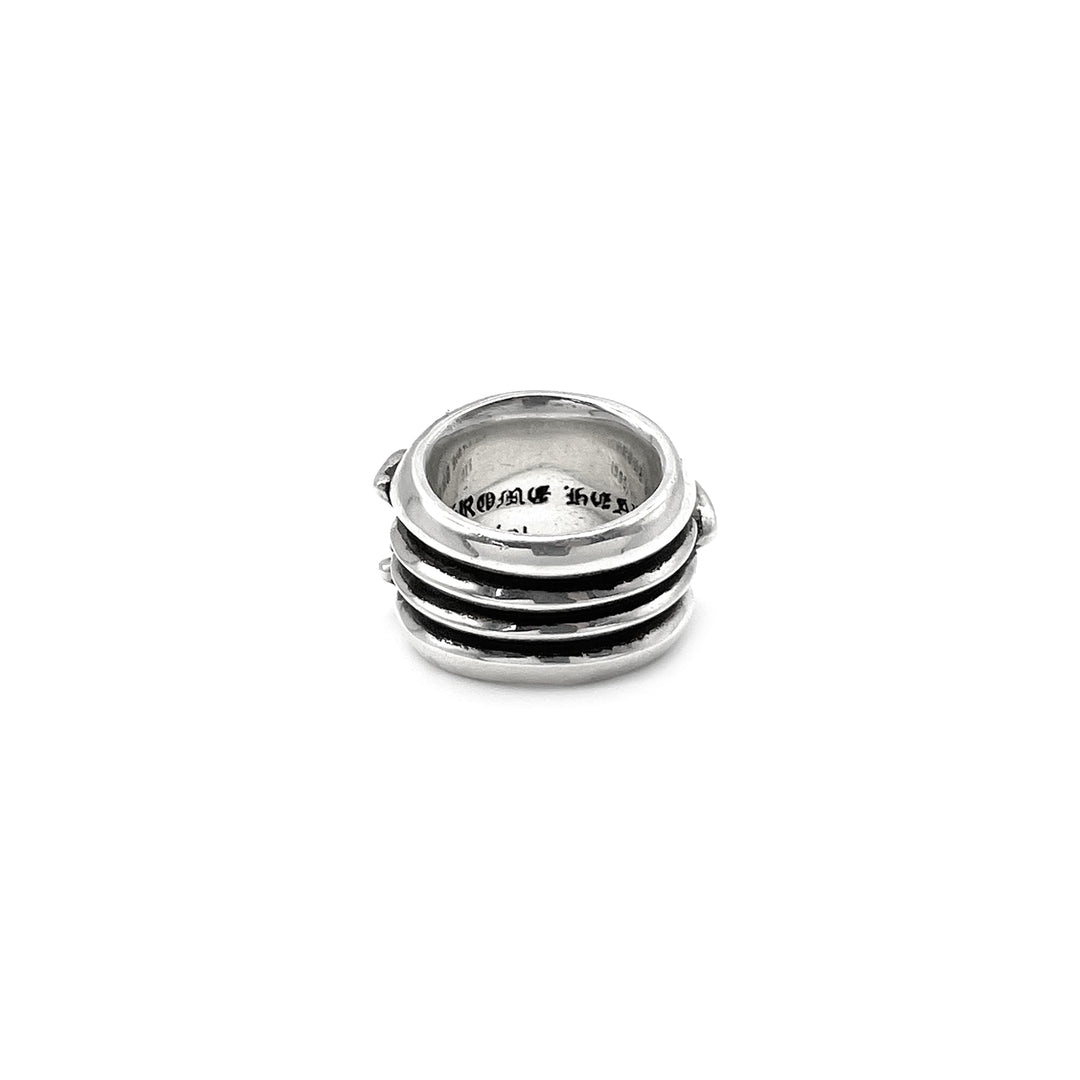 Chrome Hearts Silver Vine Heart Dagger Ring - SHENGLI ROAD MARKET