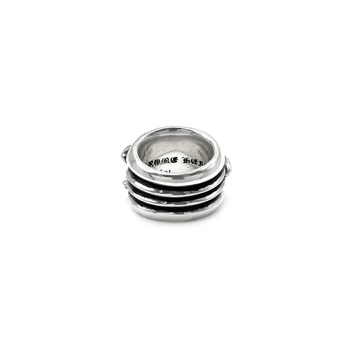 Chrome Hearts Silver Vine Heart Dagger Ring - SHENGLI ROAD MARKET
