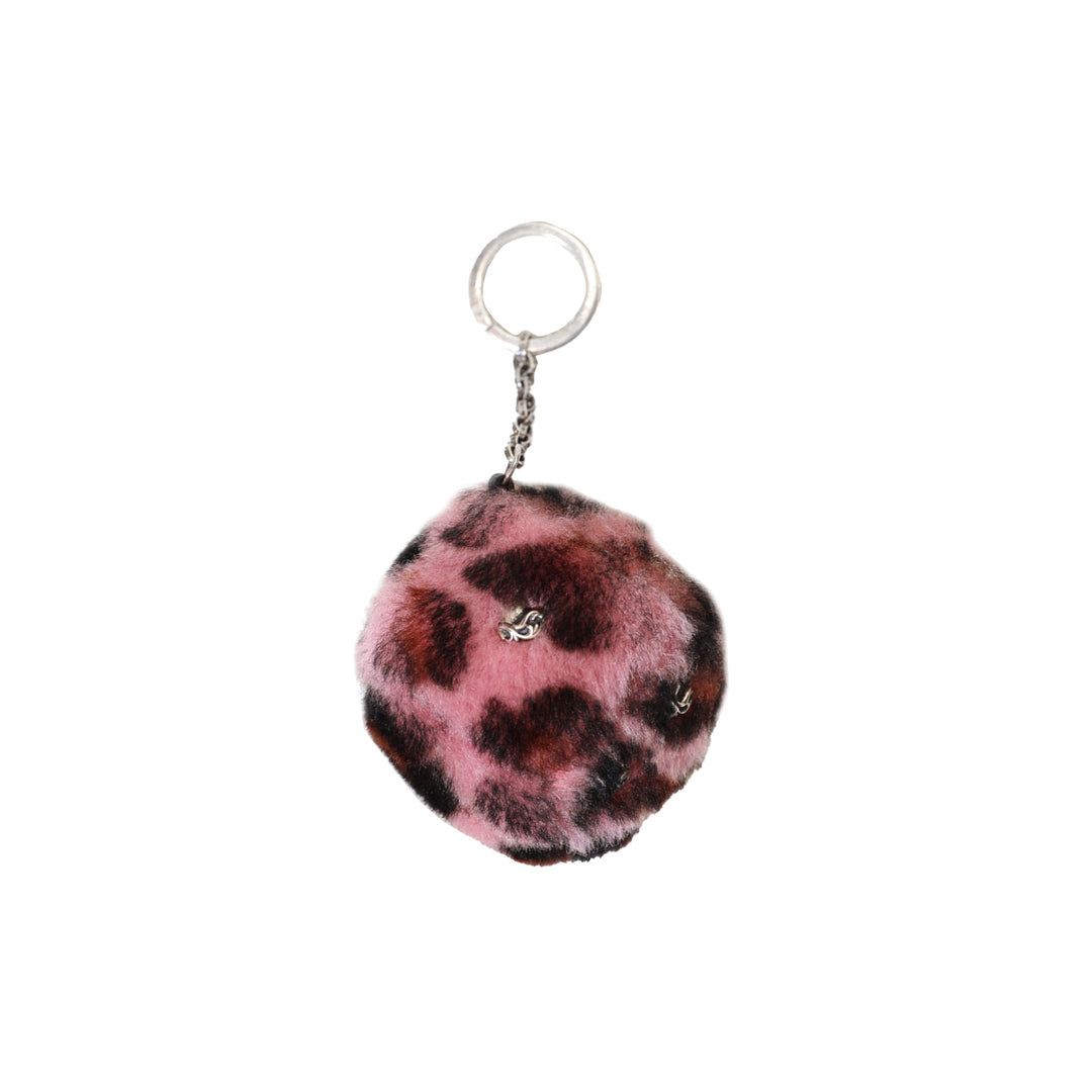 Chrome Hearts Silver Vine Hearts Fuzzy Dice Keychain - SHENGLI ROAD MARKET