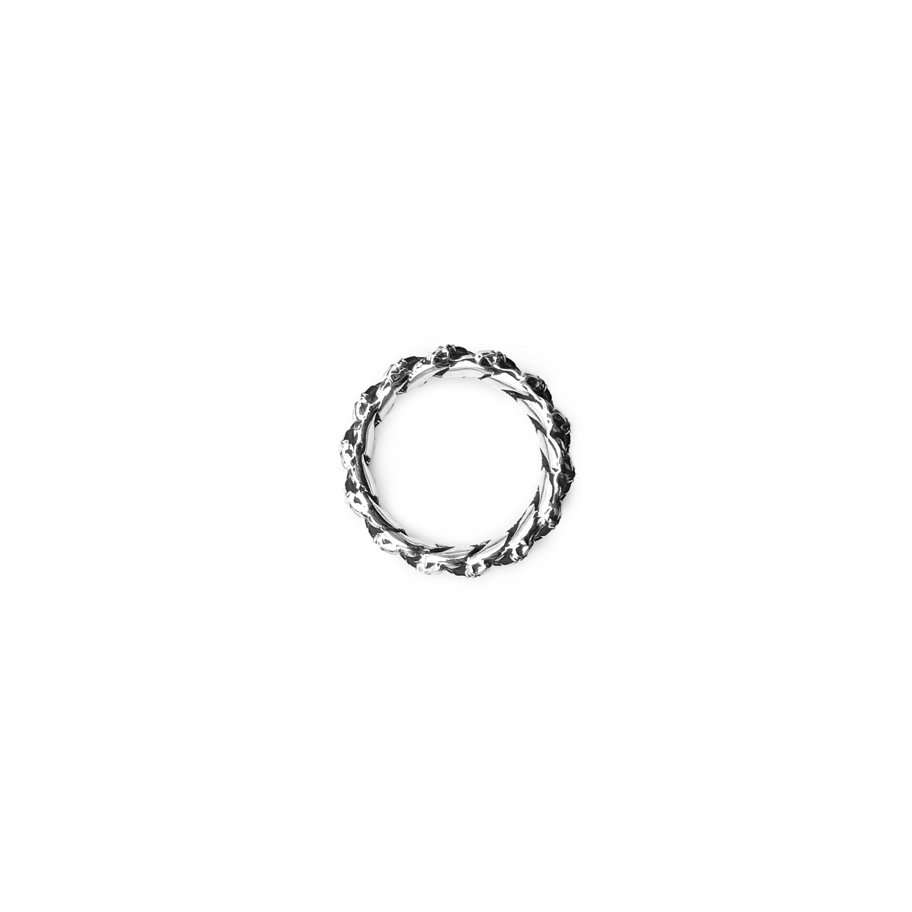 Chrome Hearts Silver XTRA FANCY Cuban Cross Ring - SRM – SHENGLI
