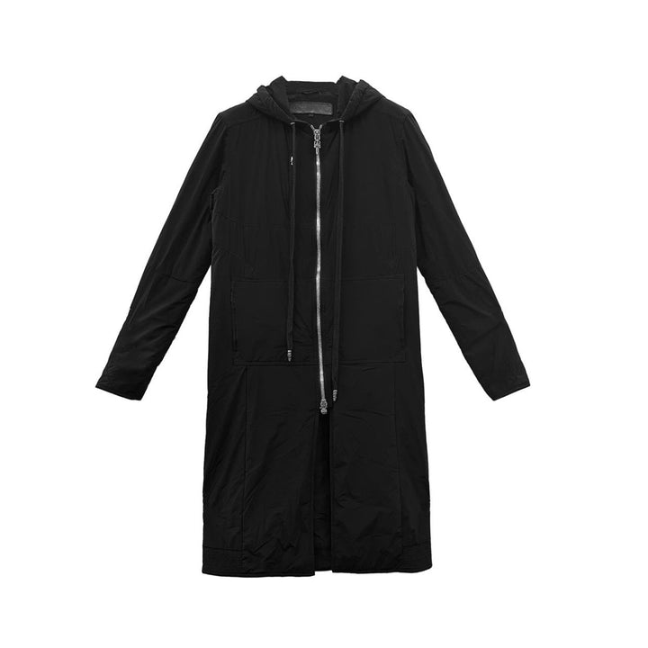 Chrome Hearts Silver Zipper Long Cotton Coat - SHENGLI ROAD MARKET