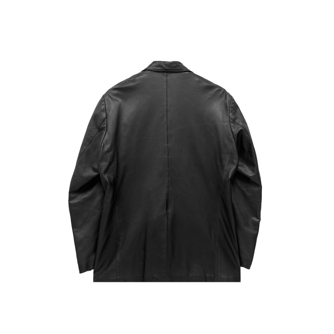 Chrome Hearts Single Silver Button Black Blazer Jacket - SHENGLI ROAD MARKET