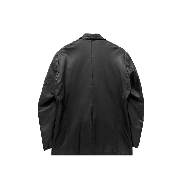 Chrome Hearts Single Silver Button Black Blazer Jacket - SHENGLI ROAD MARKET