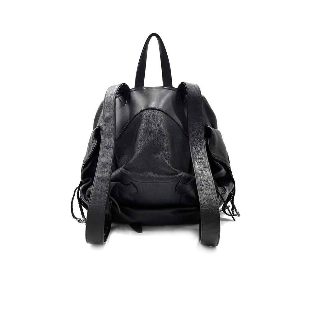 Chrome Hearts Sliver Cross Gunslinger Leather Backpack - SHENGLI ROAD MARKET