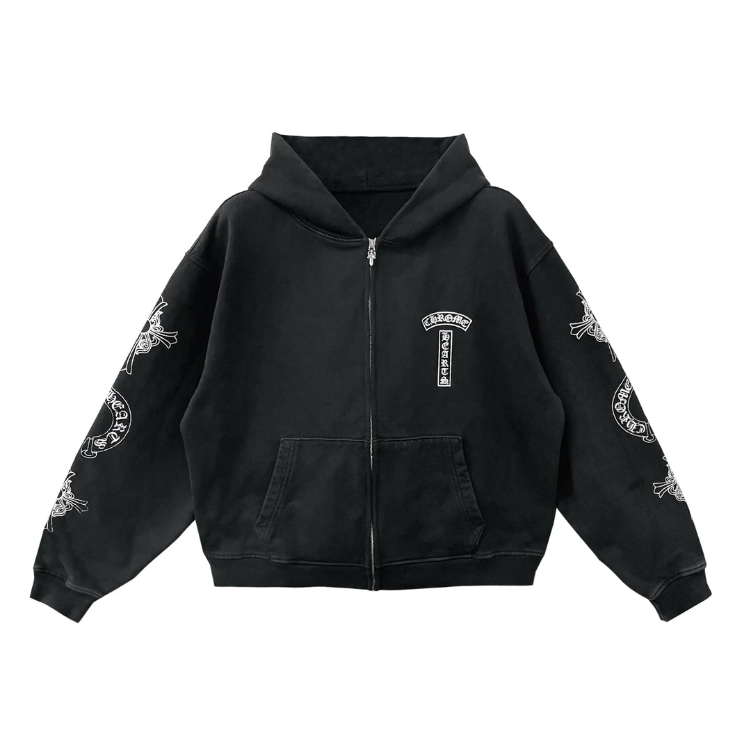 Chrome Hearts Soap & Water Zip Hoodie - SHENGLI ROAD MARKET