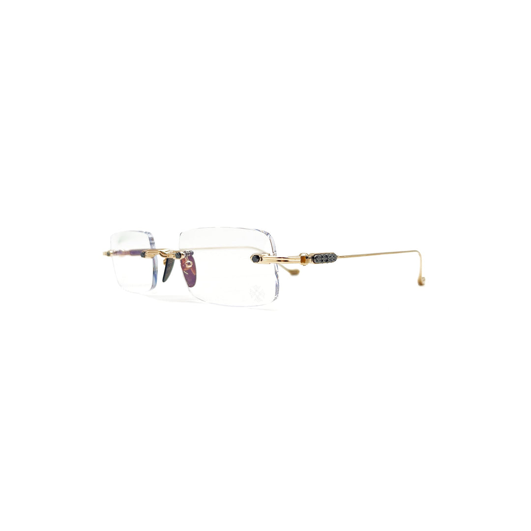 Chrome Hearts SOFFFFFFFFERS II MBK/GP Glasses Frame - SHENGLI ROAD MARKET