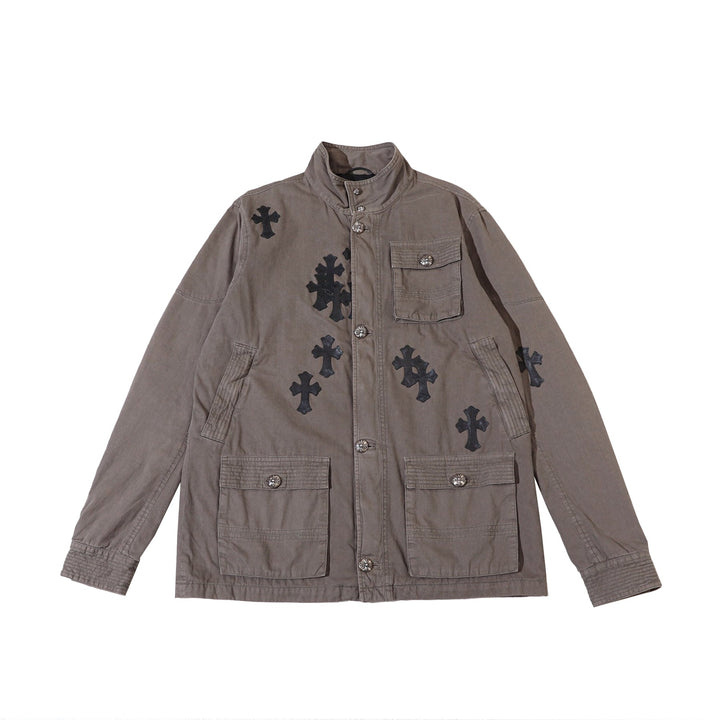 Chrome Hearts Spo Cross Patch M65 Olive Jacket - SHENGLI ROAD MARKET