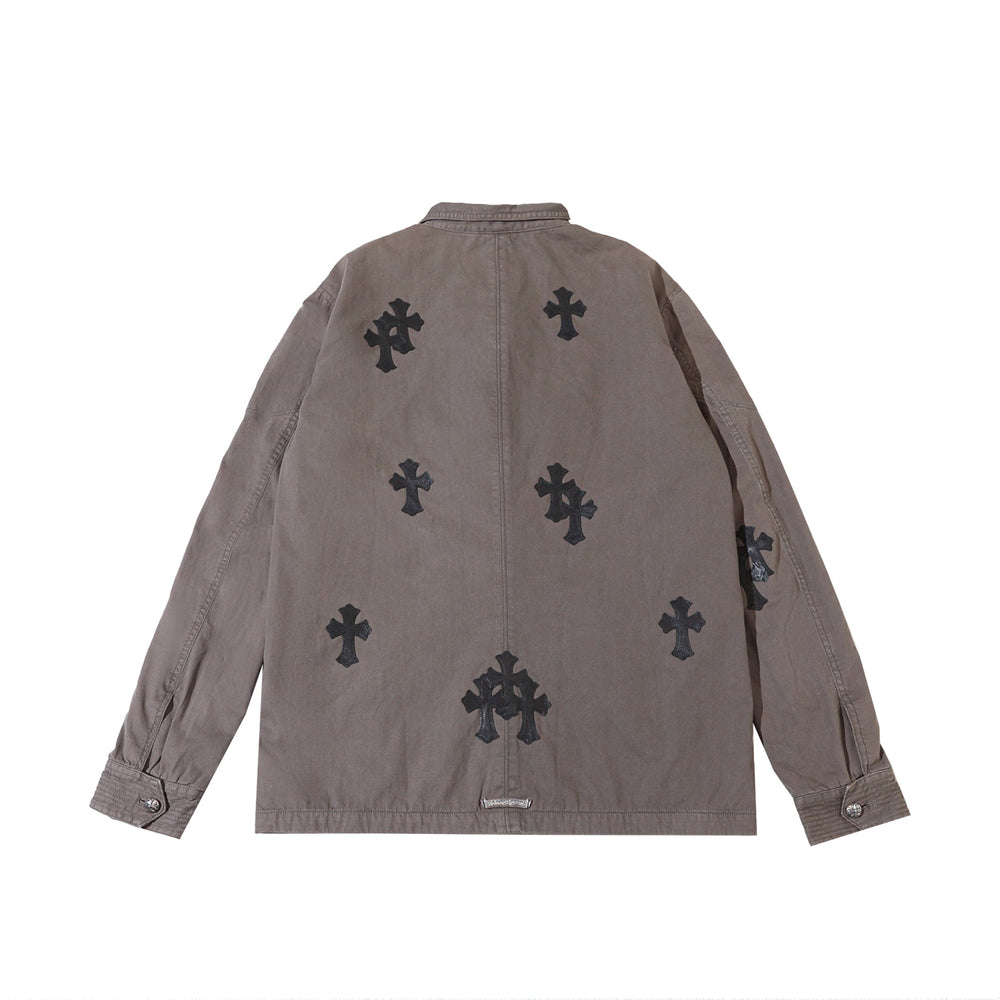 Chrome Hearts Spo Cross Patch M65 Olive Jacket - SHENGLI ROAD MARKET