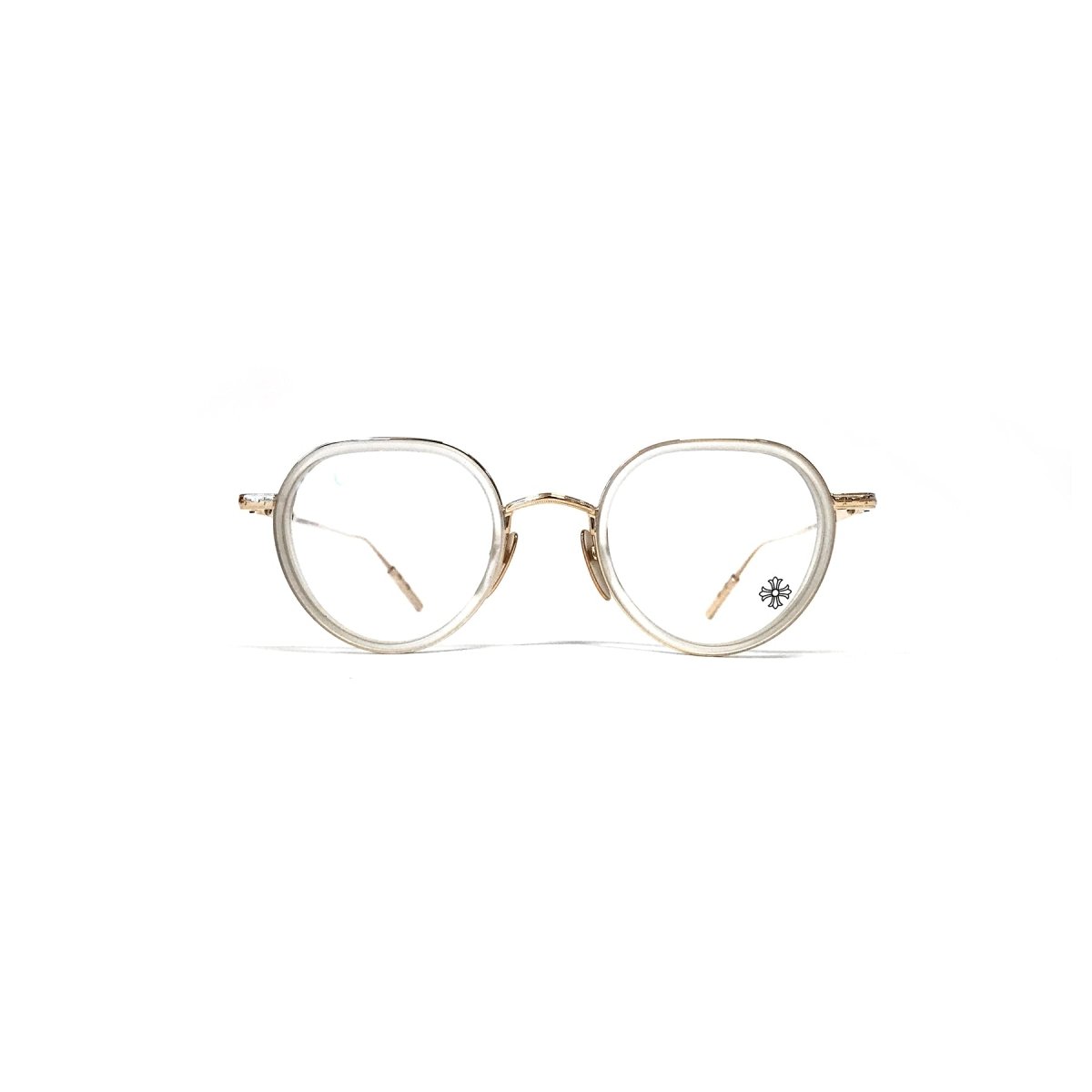 Chrome Hearts SQRTON CRYS-GP Glasses Frame - SRM – SHENGLI Chrome Hearts SQRTON CRYS-GP Glasses Frame - SRM – SHENGLI