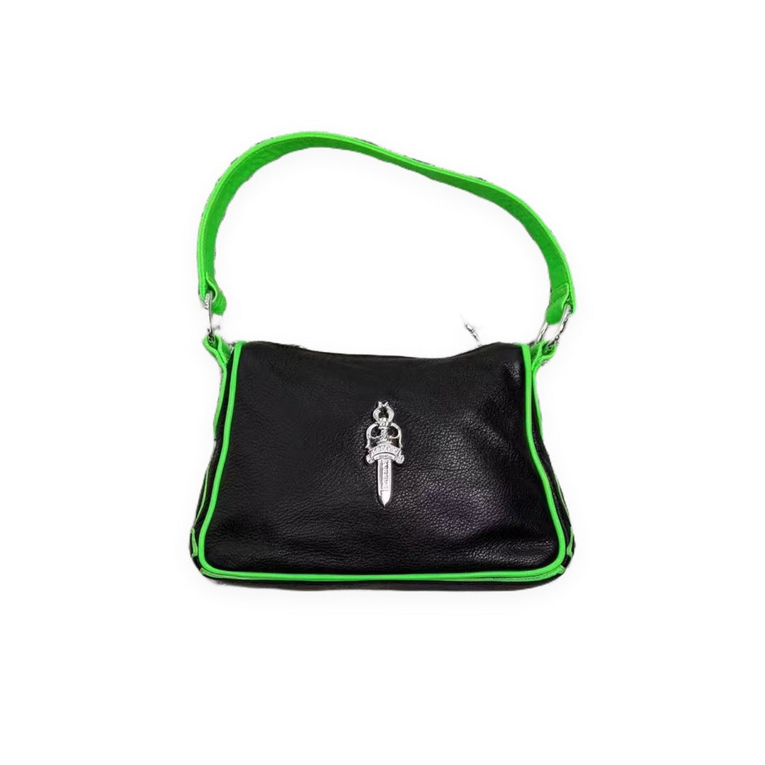 Chrome Hearts St. Barth Exclusive Green Fleur Black Chicken Nugget Bag - SHENGLI ROAD MARKET