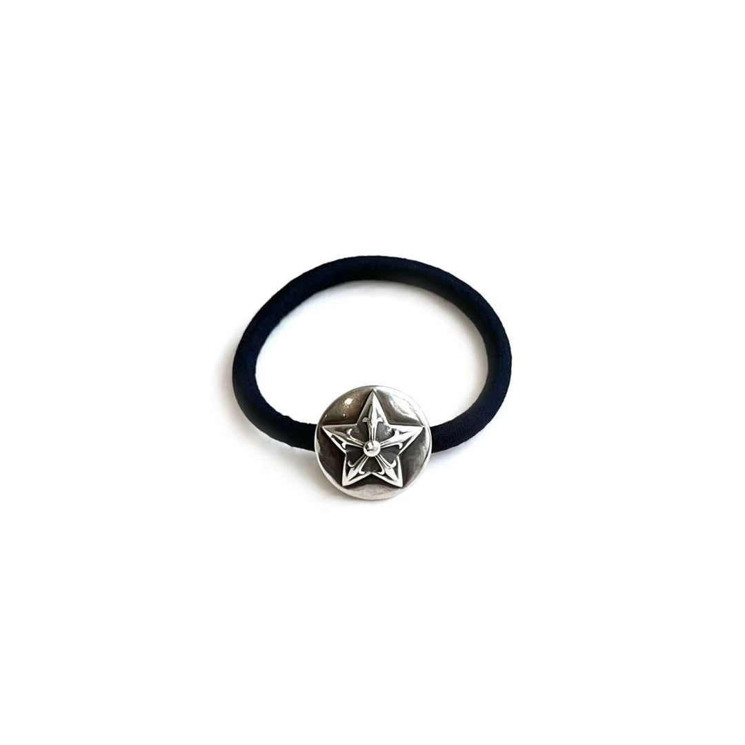 Chrome Hearts Star Silver Round Button Hair Tie - SHENGLI ROAD MARKET