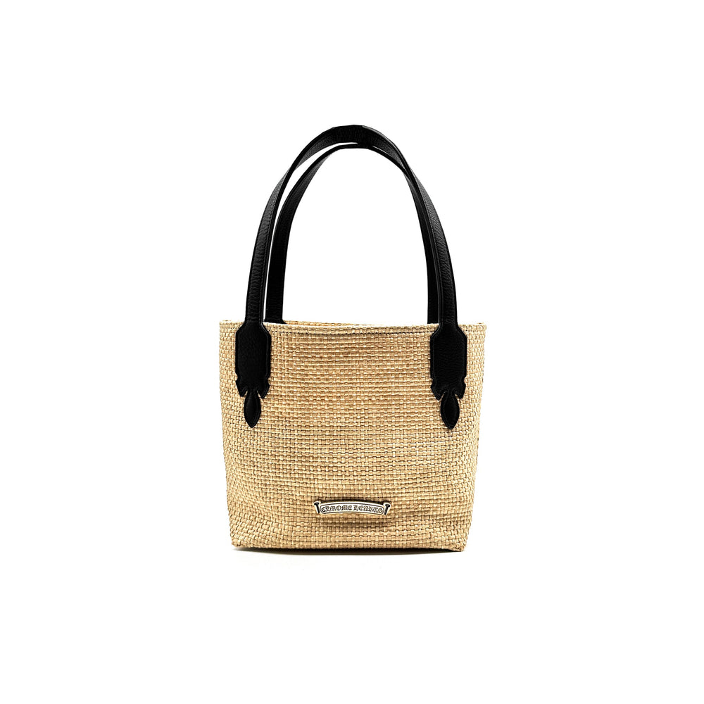 Chrome Hearts Straw Beige Cross Logo Small Tote Bag - SHENGLI ROAD MARKET
